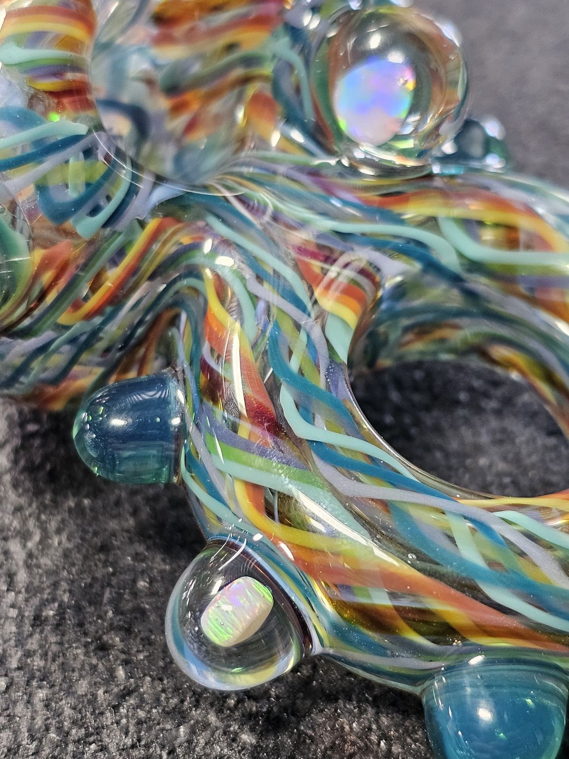 Bash Glass Donut Spoon (Marina)