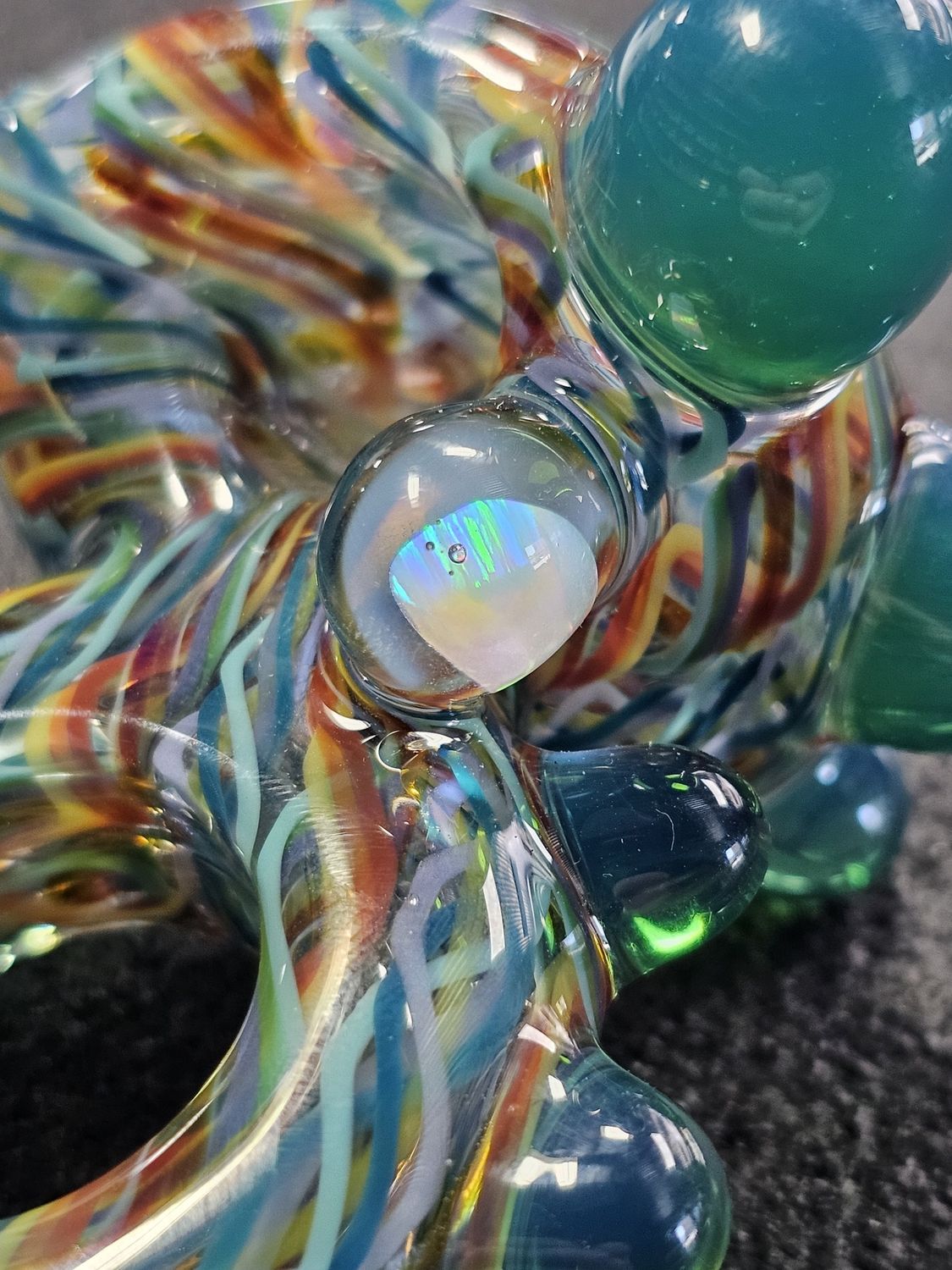 Bash Glass Donut Spoon (Marina)