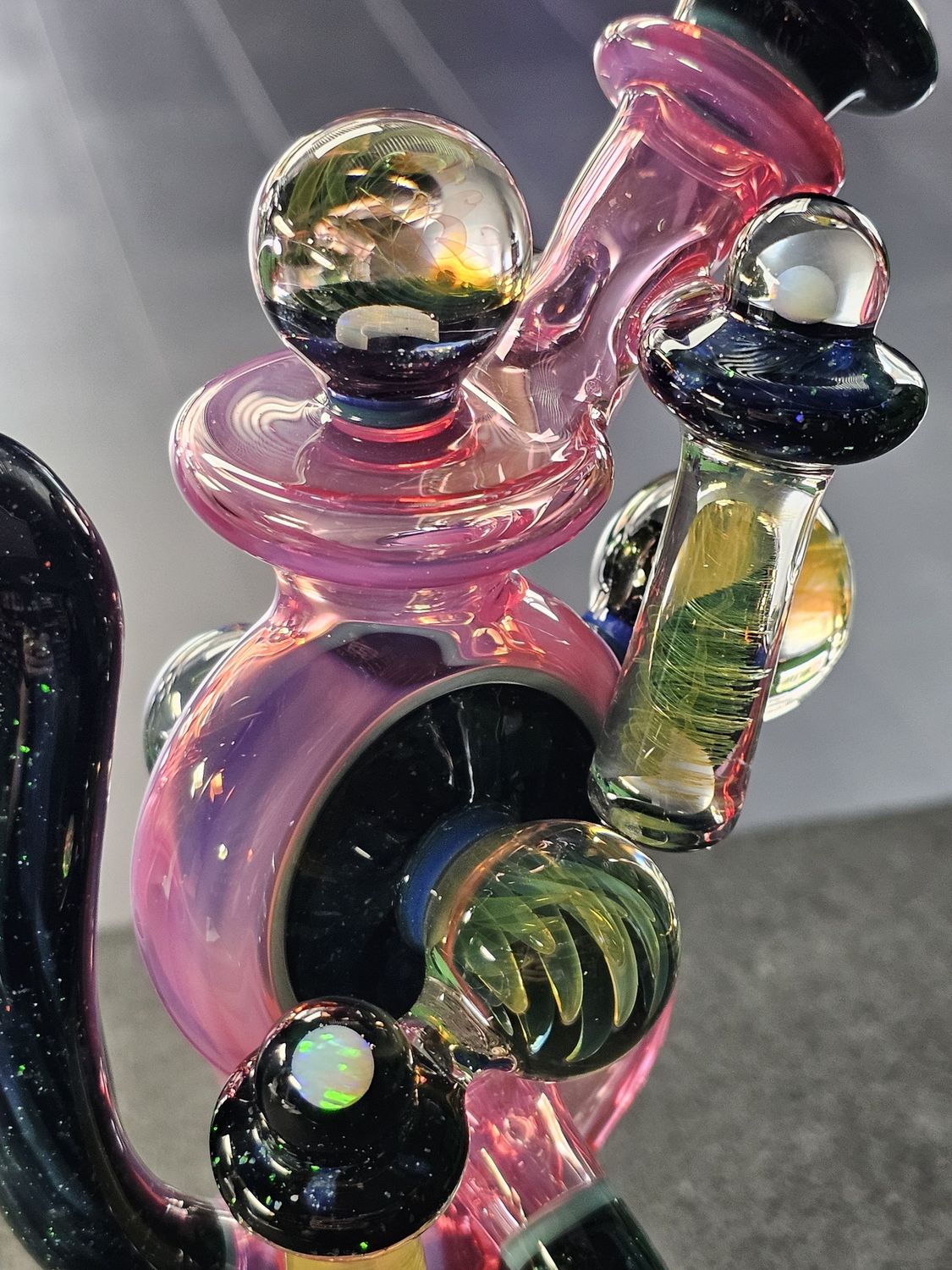 Big Z Invasion Recycler Puffco Peak Top