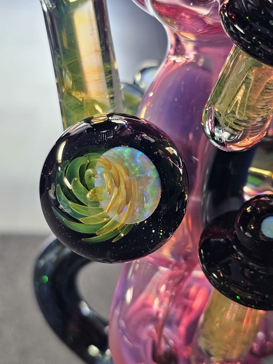 Big Z Invasion Recycler Puffco Peak Top