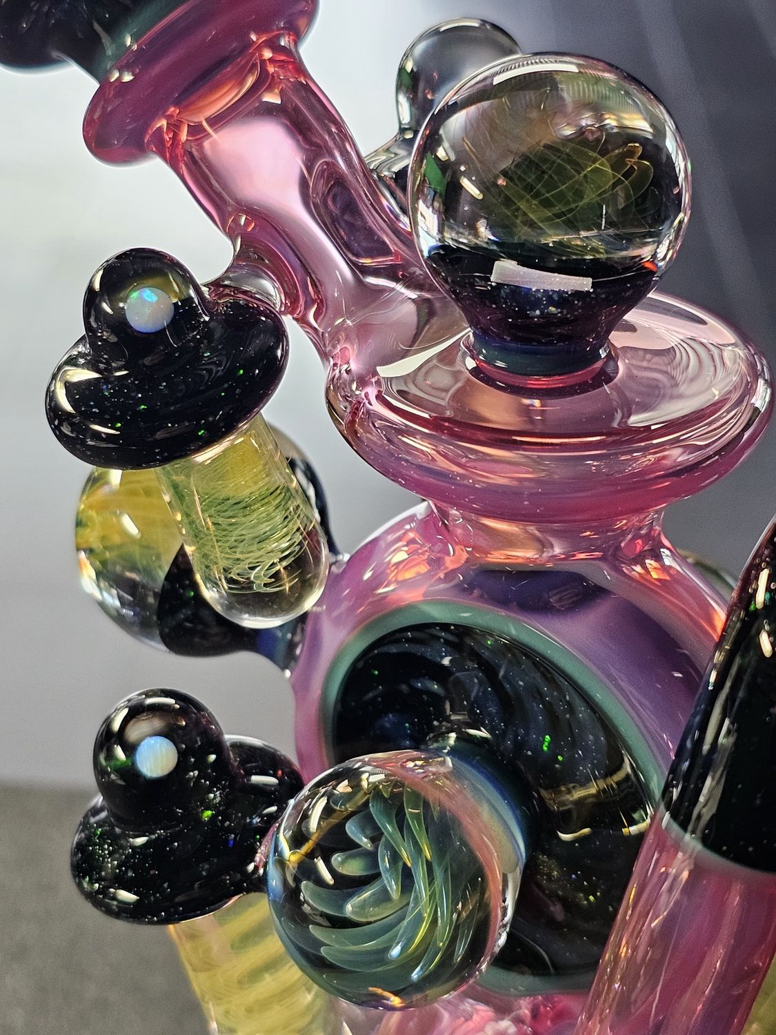 Big Z Invasion Recycler Puffco Peak Top