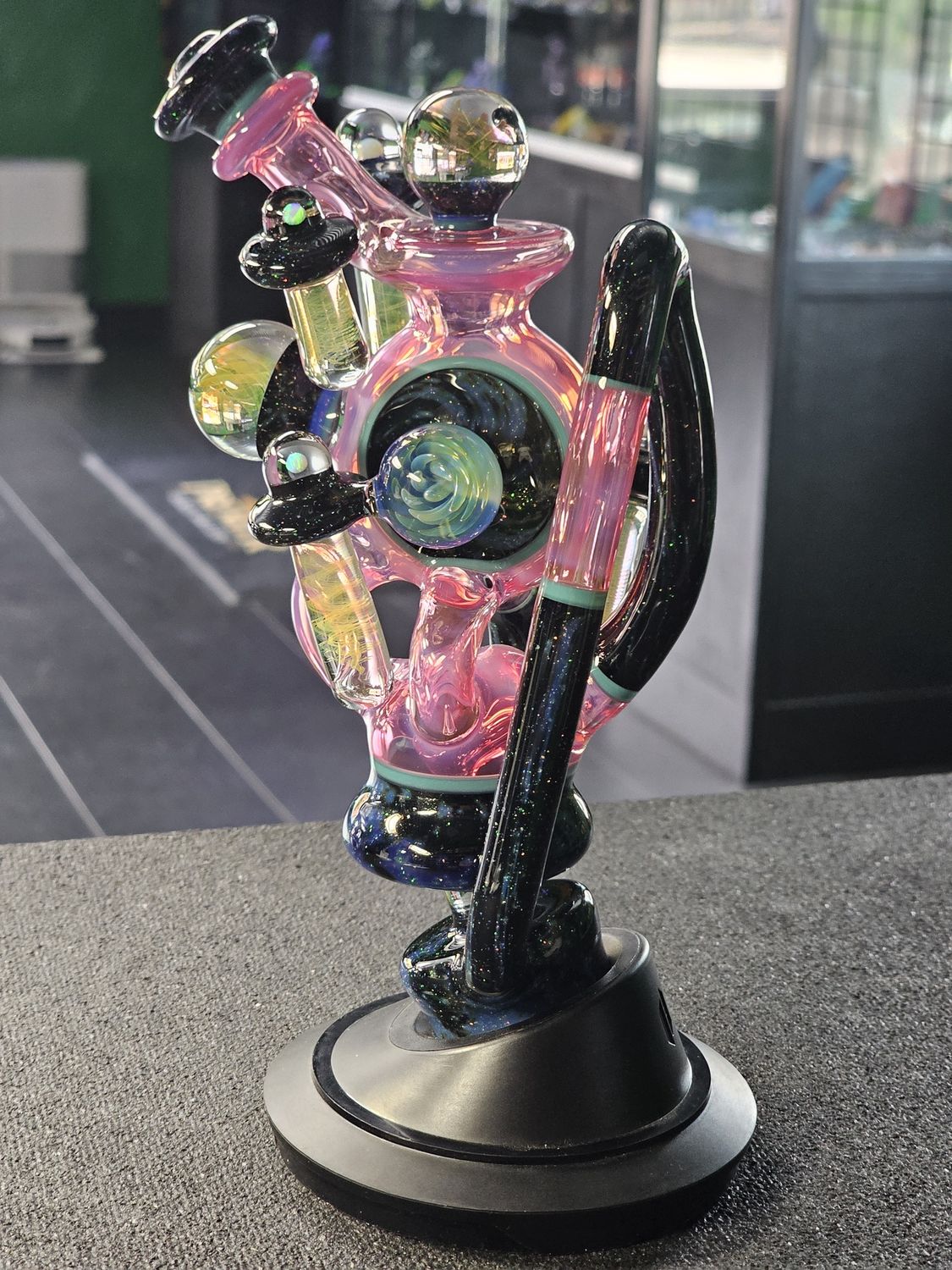 Big Z Invasion Recycler Puffco Peak Top