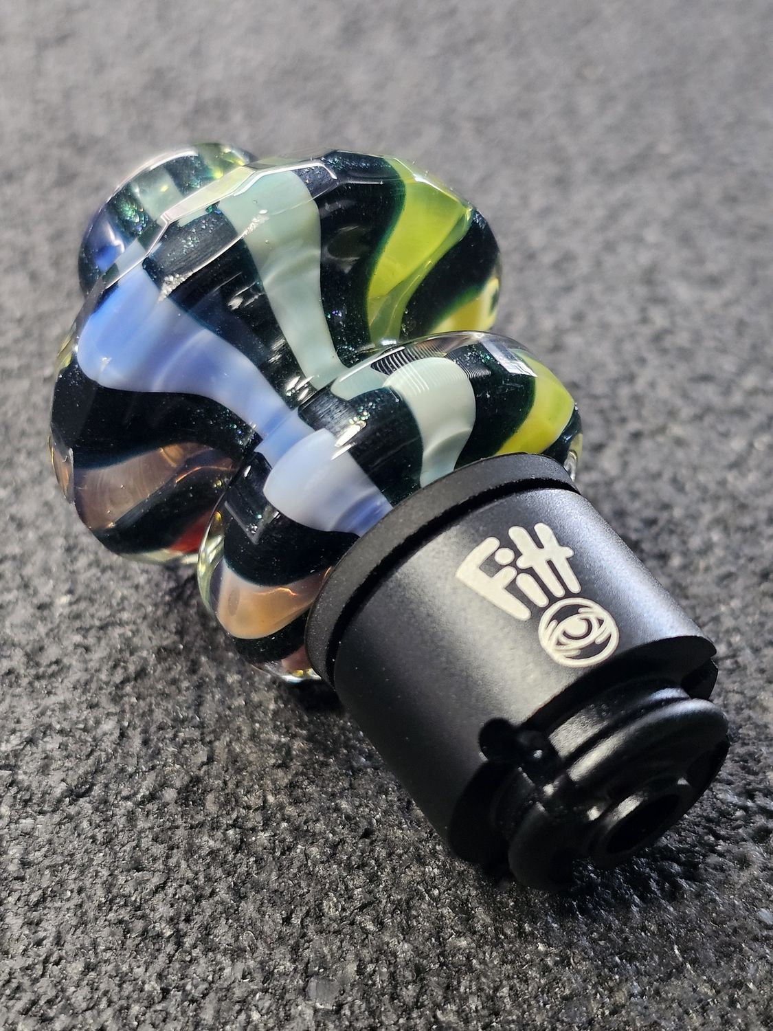 Bash Glass Faceted Pivot Top