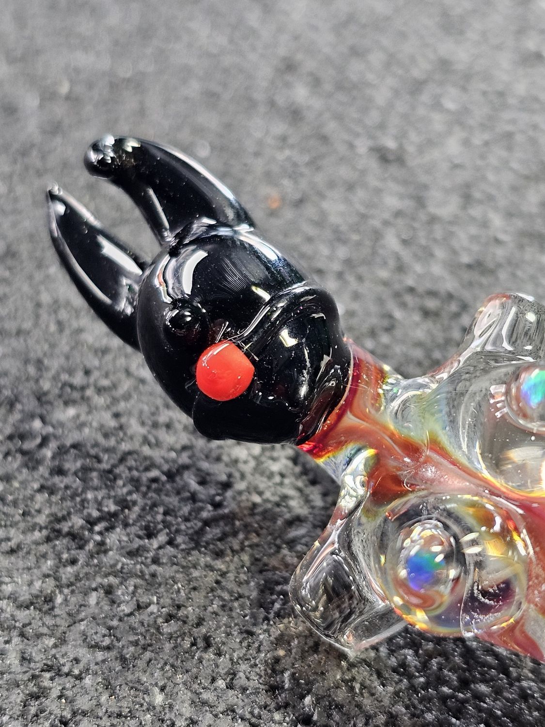 Dom Greco Glass Fumed Babe Pendant
