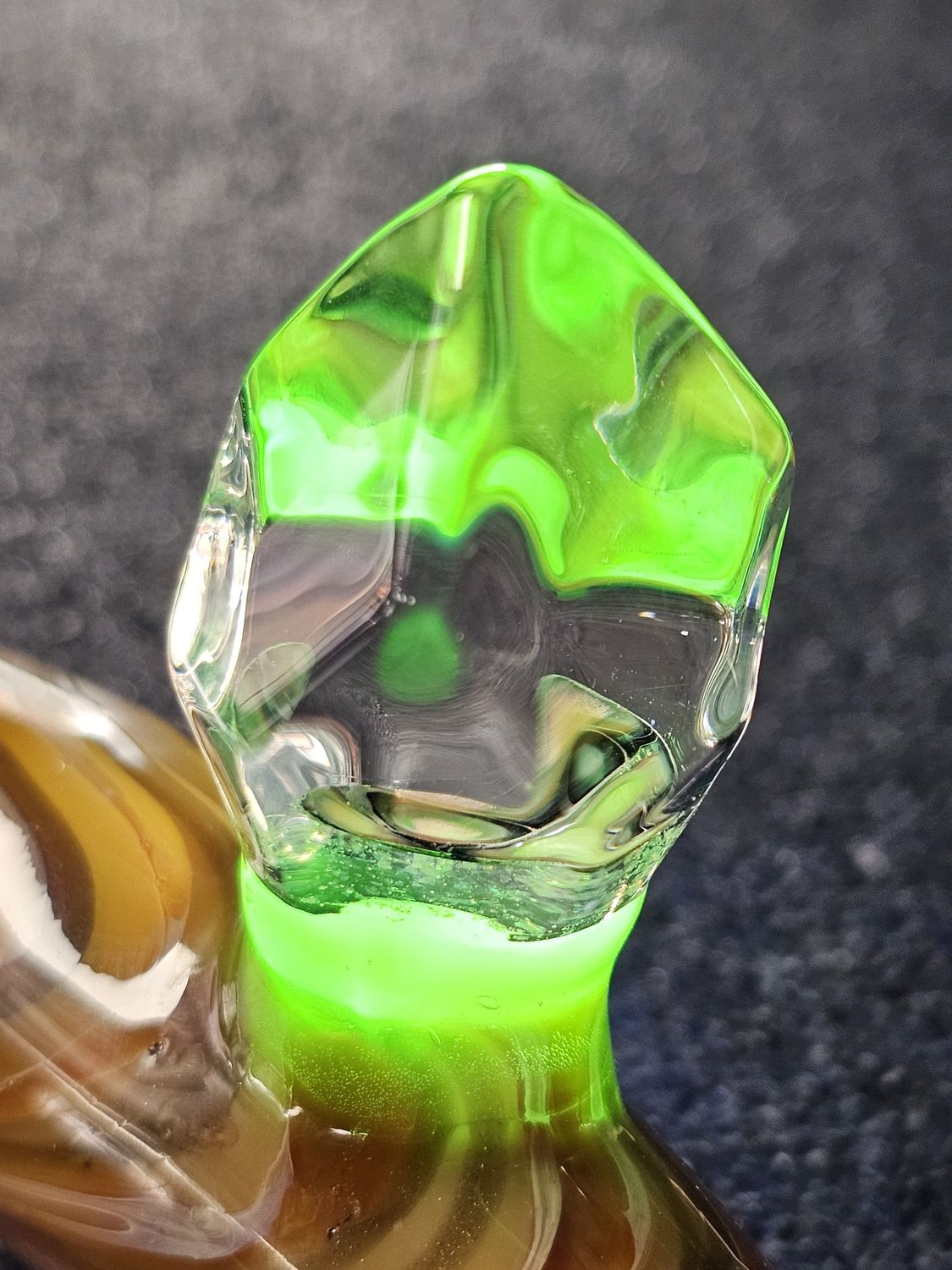 Dom Greco Glass Skull Steamroller