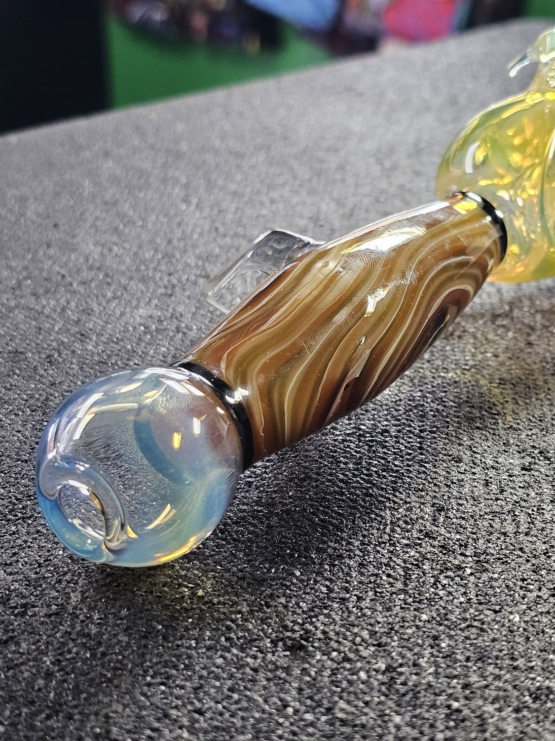 Dom Greco Glass Skull Steamroller