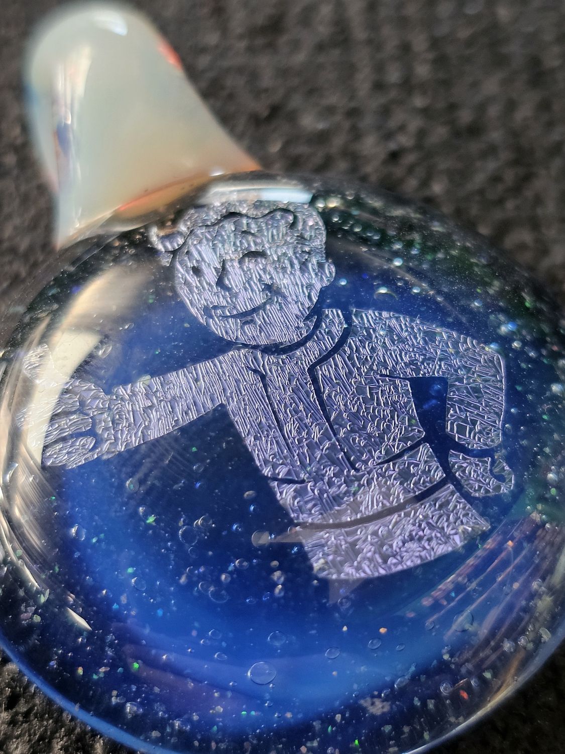 Henrys Glass Art Fallout Pendant