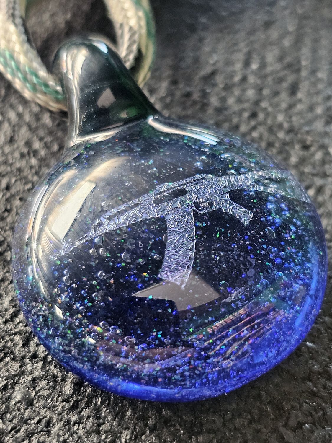 Henrys Glass Art AK47 Pendant