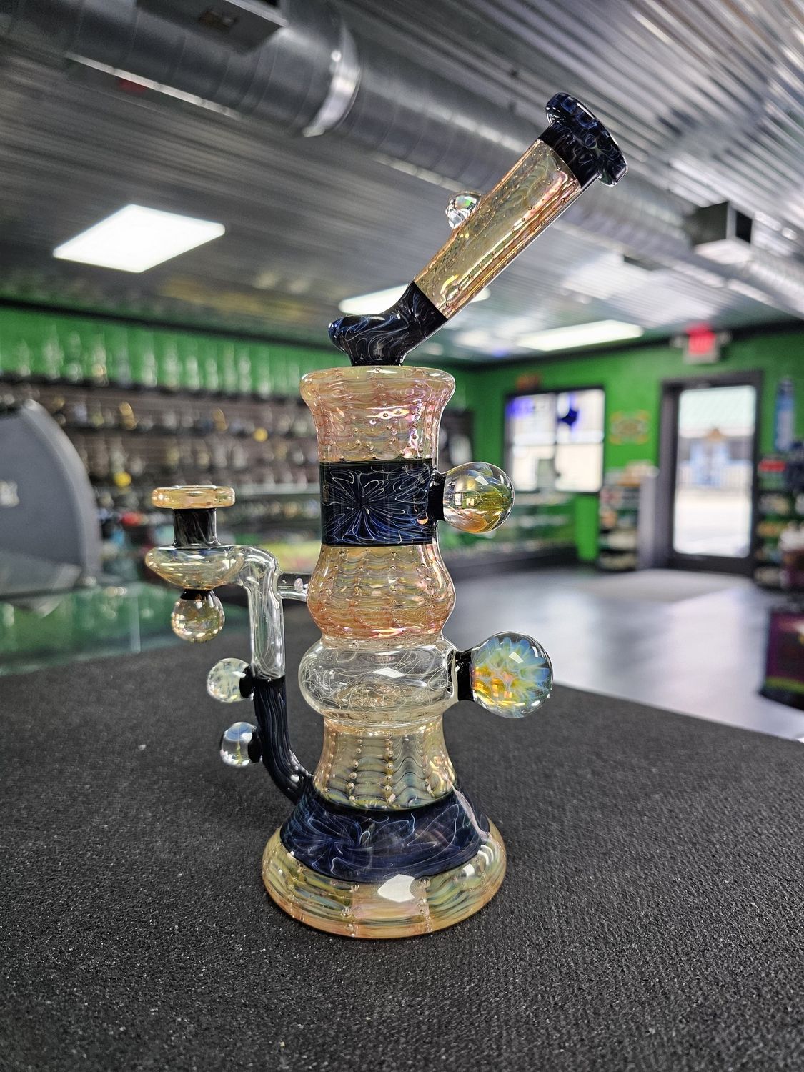 Kaliber Glass 10mm Fumed Dab Rig