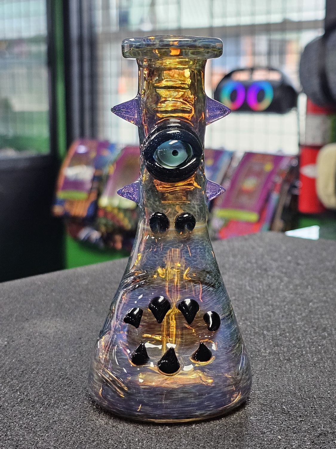 Monster Glass Nug Nibbler Beaker (purple)