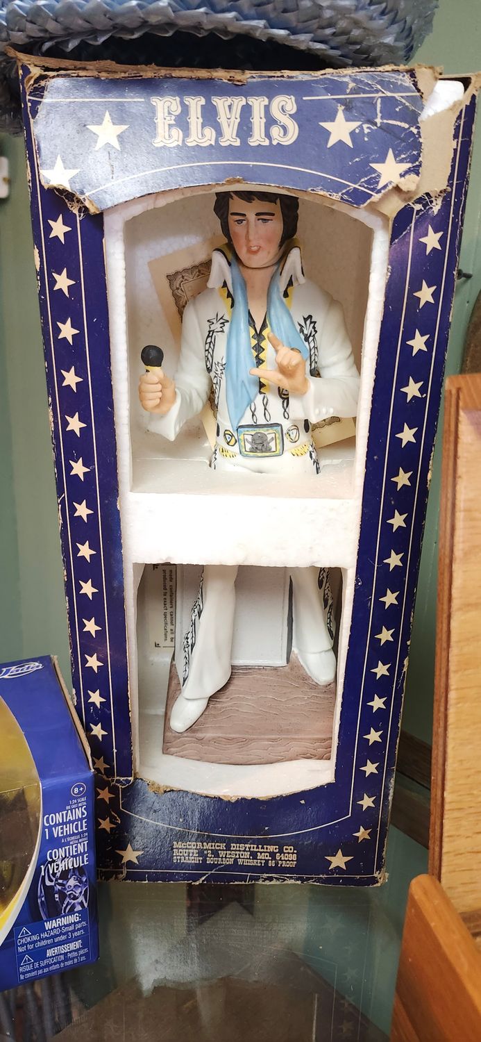Elvis Whiskey Bottle