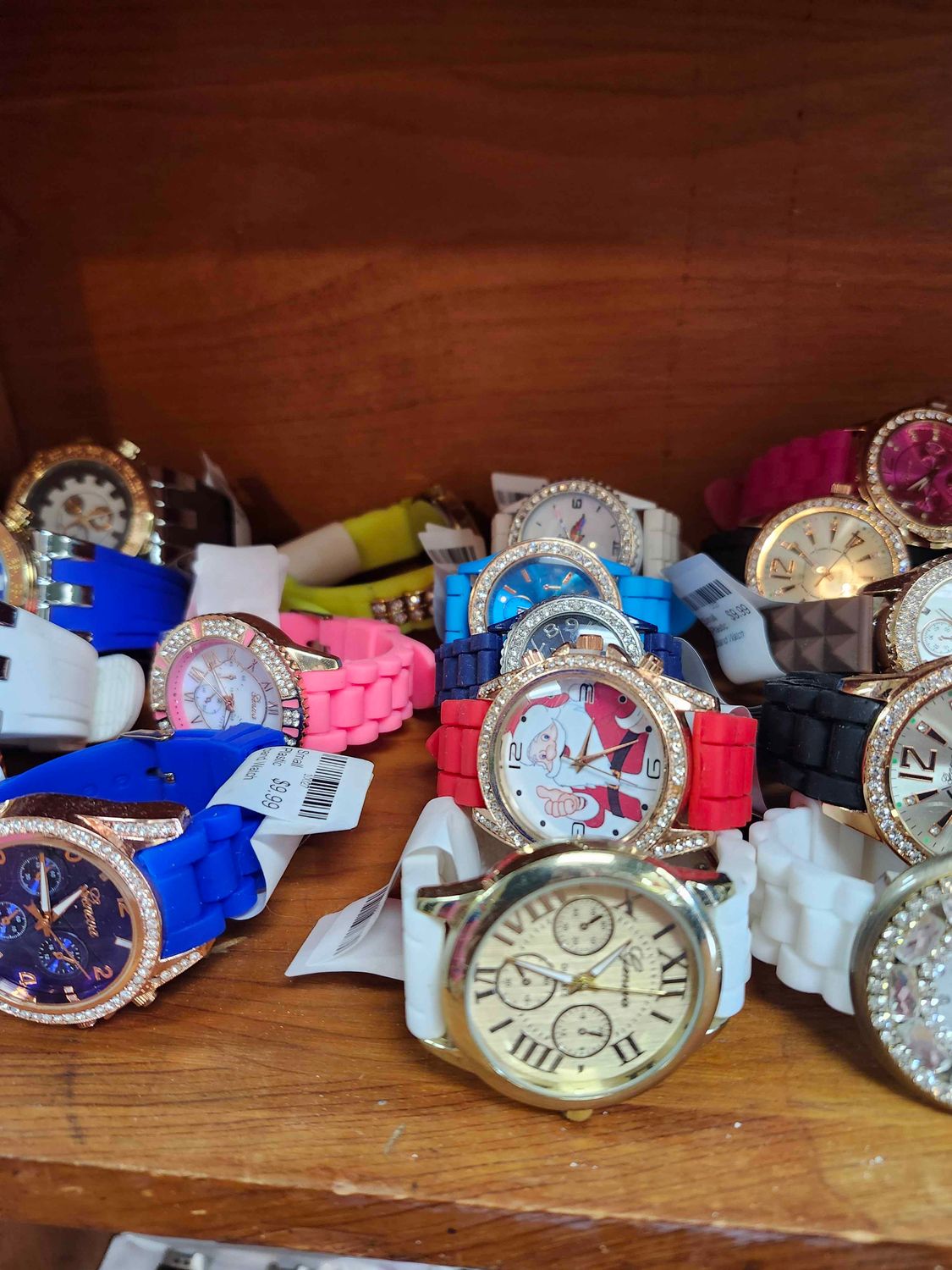Geneva Rubber Band Watch