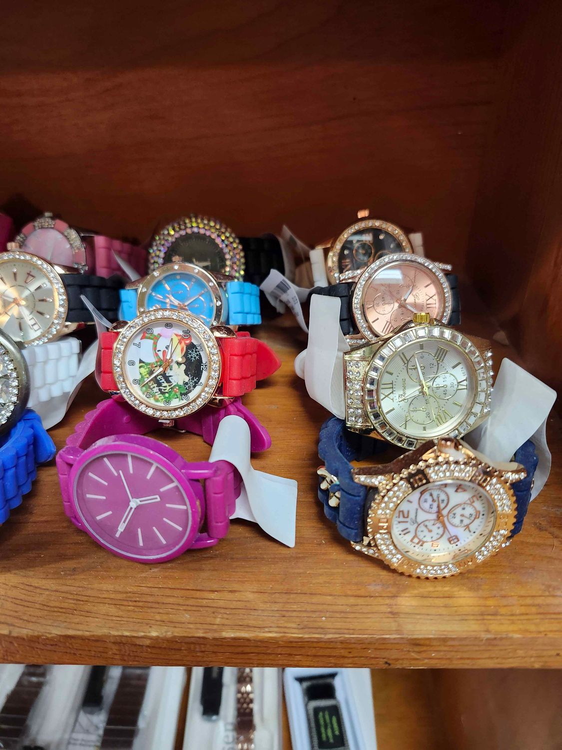 Geneva Rubber Band Watch