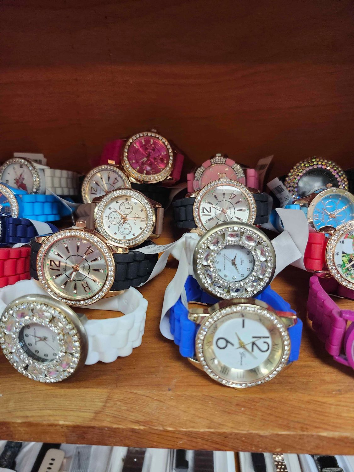 Geneva Rubber Band Watch