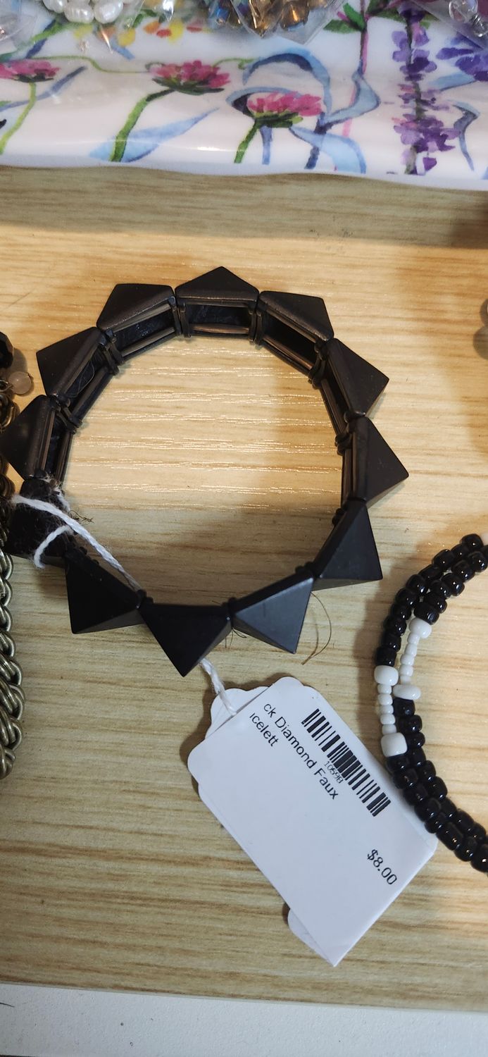Black Diamond Faux Bracelett