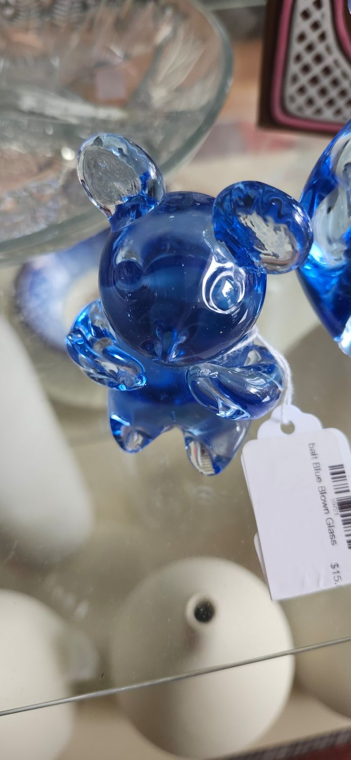 Colbalt Blue Blown Glass