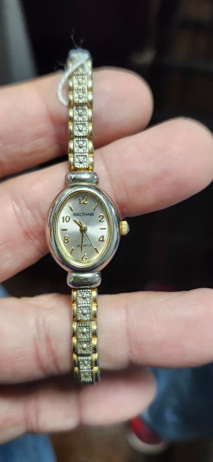 Waltham Ladies Silver and Gold Watch