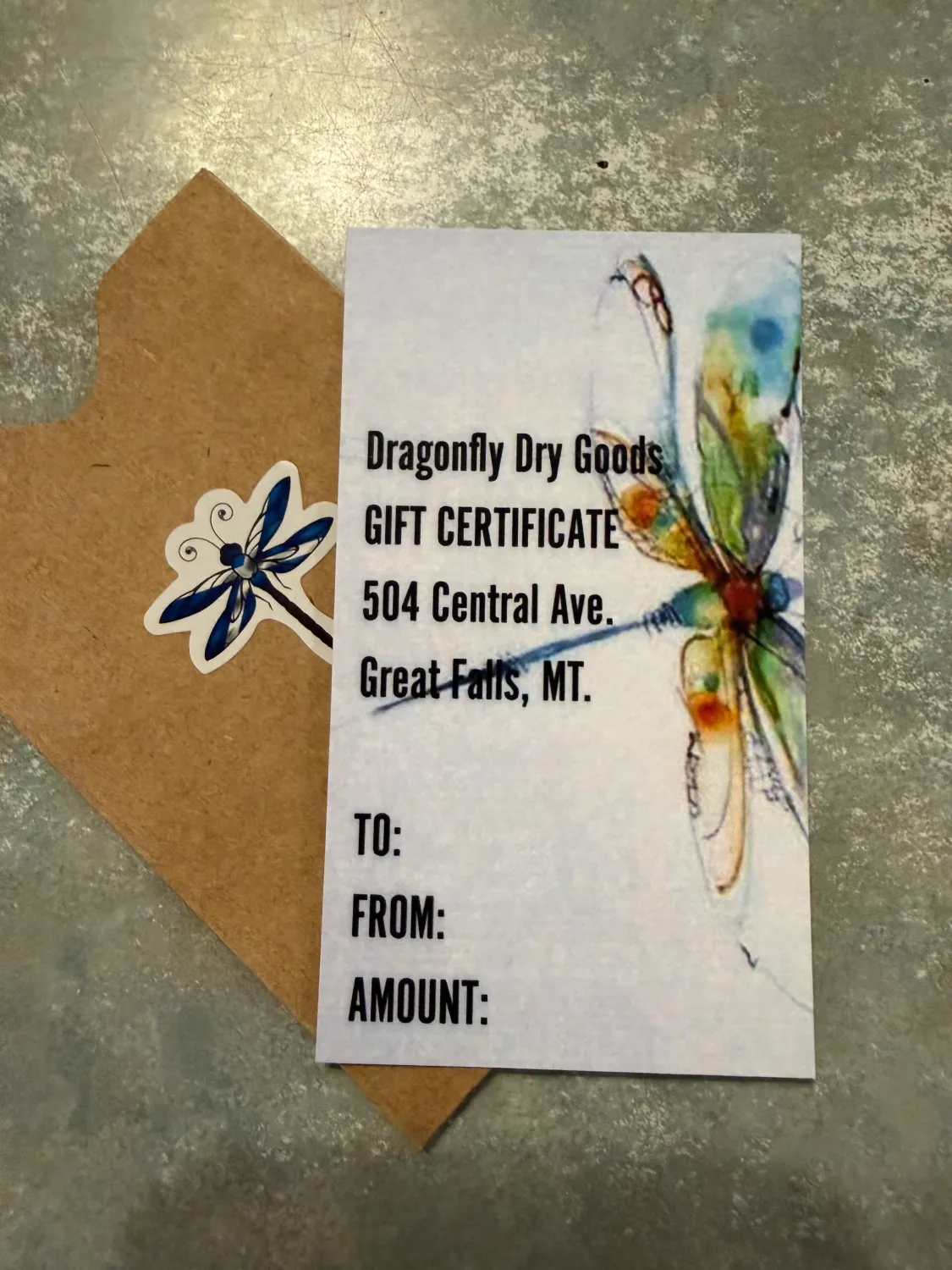 Gift card