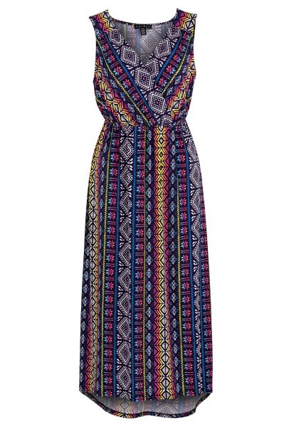 Sleeveless Hi Lo Maxi Dress