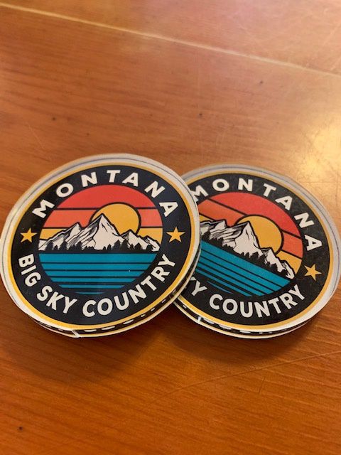 Montana Magnet - Big Sky Country (circle)