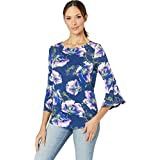 Bell Sleeve Floral Top