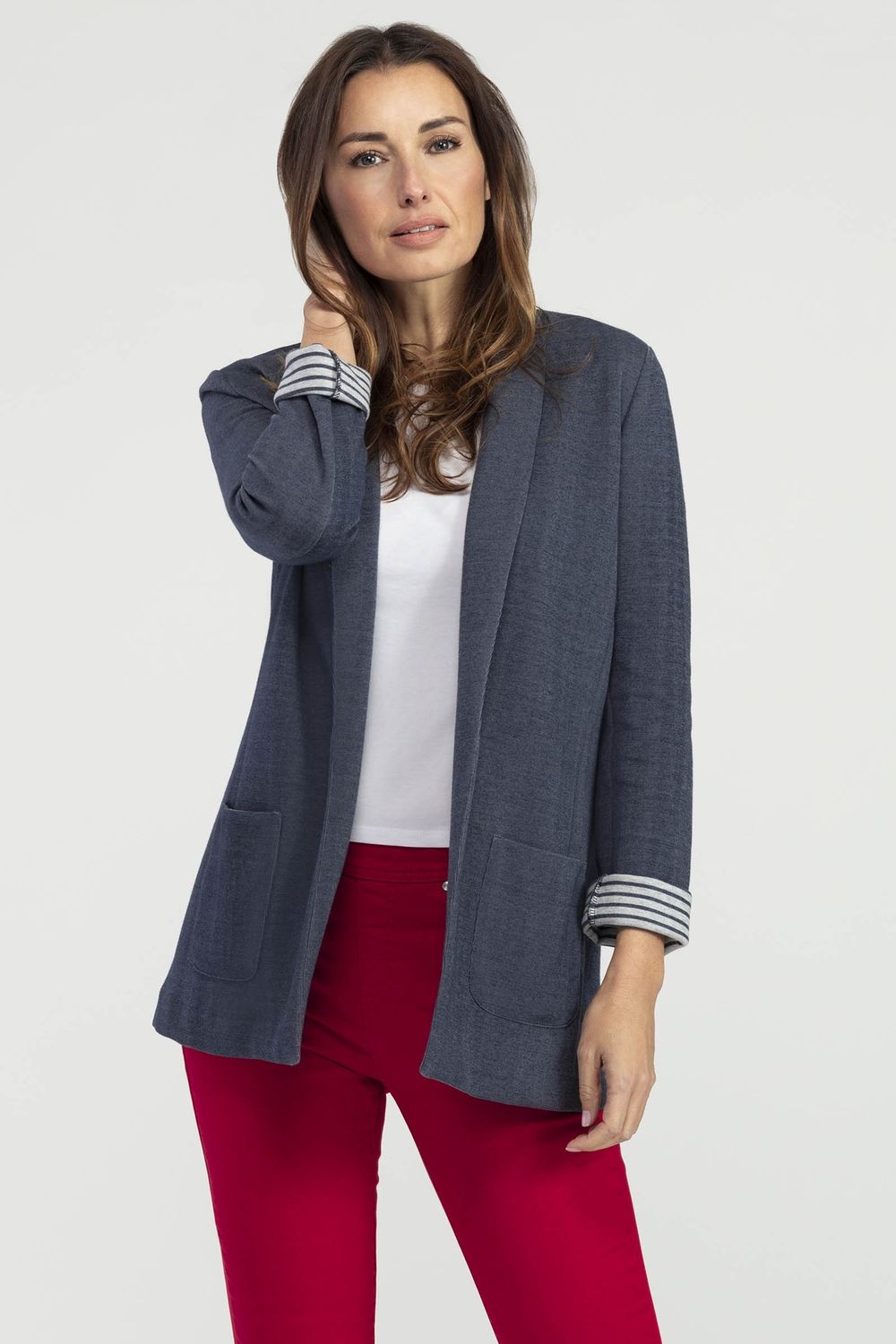 Boyfriend Jacket w/Pocket