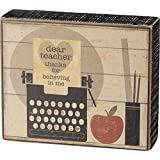 Box Sign - Dear Teacher
