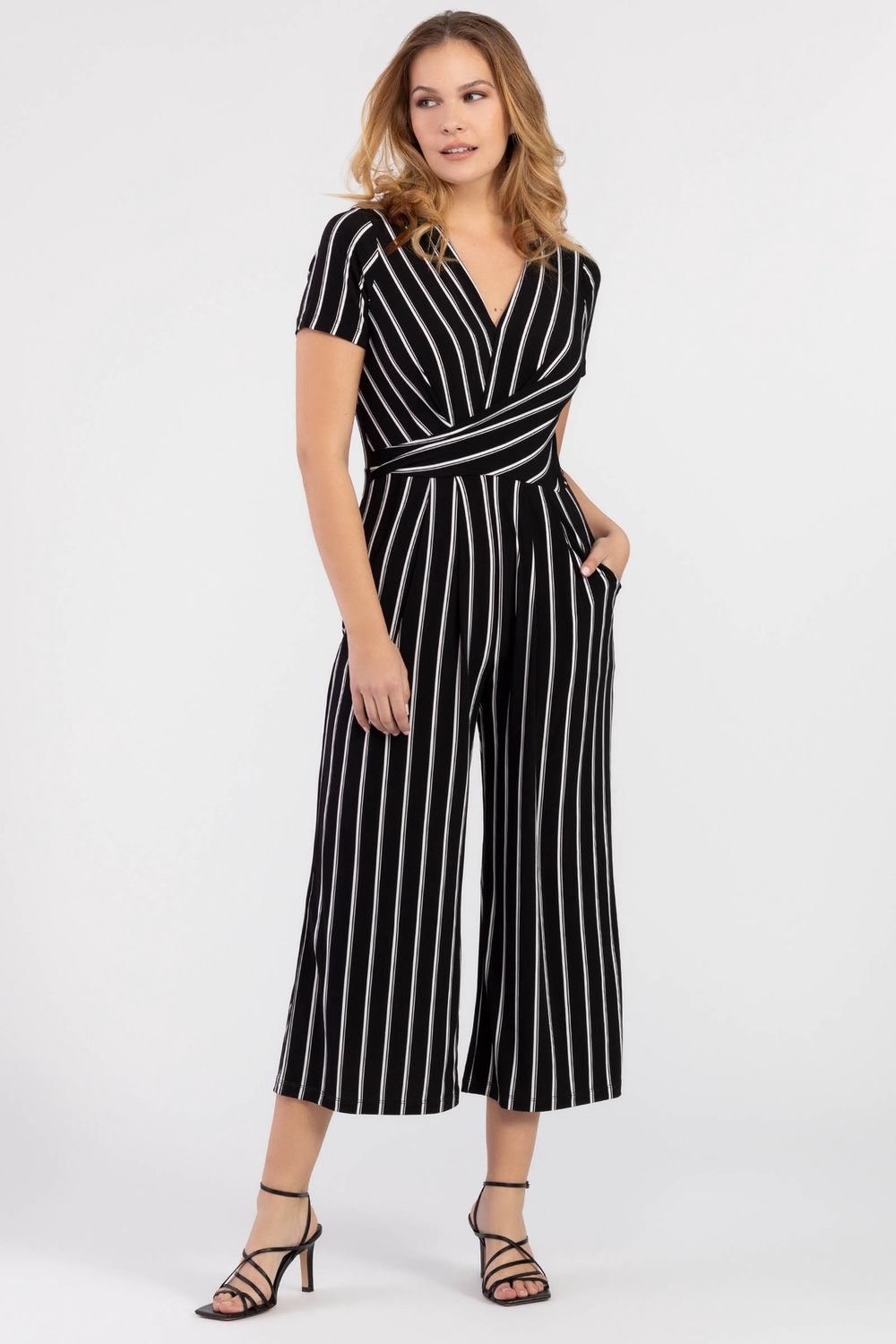 S/S Wrap Jumpsuit