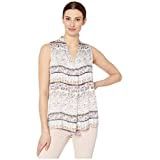 Slvless V Neck Blouse