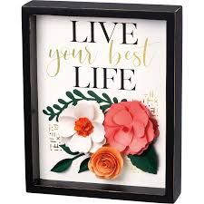 Inset Box Sign - Best Life