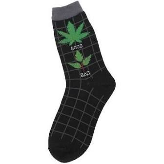Good/Bad Weed Socks