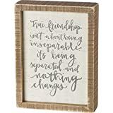 Inset Box Sign - True Friend