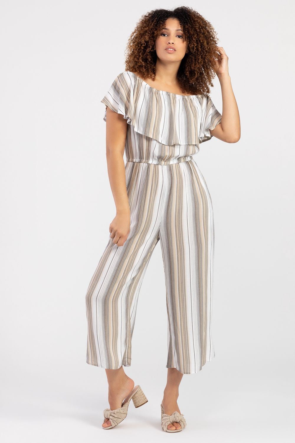 On/Off Shoulder Jumpsuit