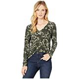 Flower Camo V-Neck