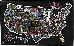 Box Sign - USA Map