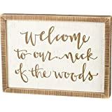 Inset Box Sign - Our Neck of the Woods