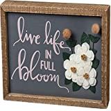 Inset Box Sign - Full Bloom