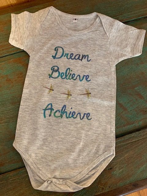 Dream Believe Achieve Onesie