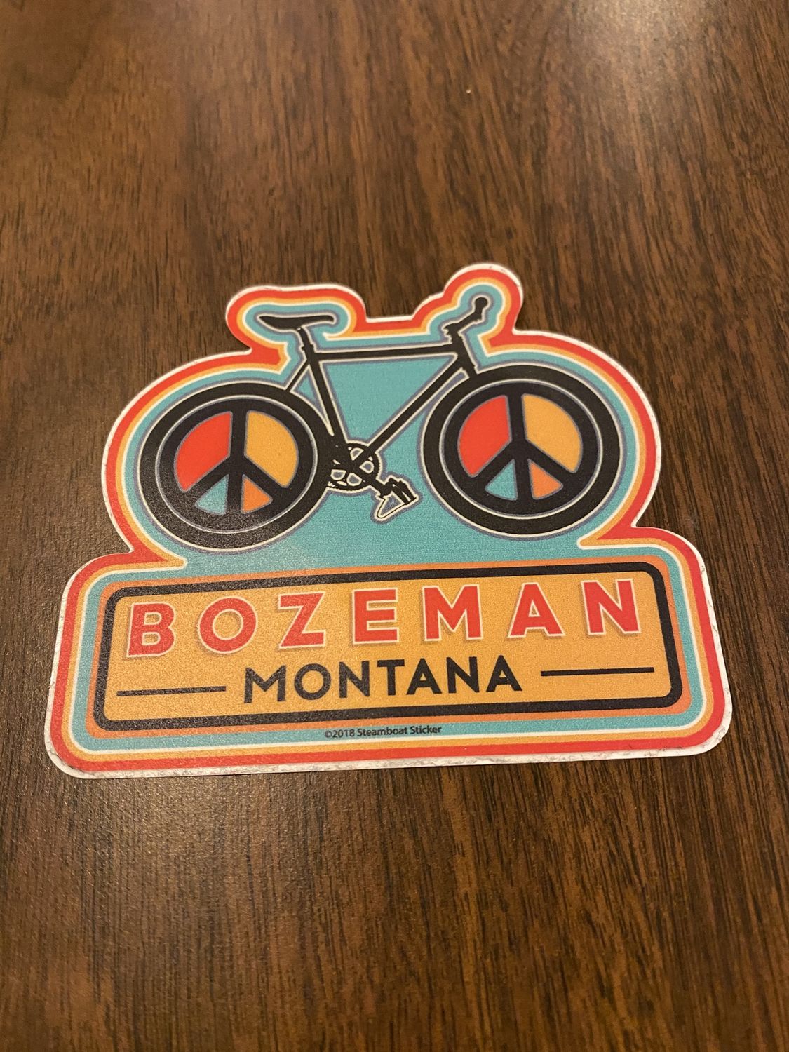 Montana Sticker - Bozeman Bike