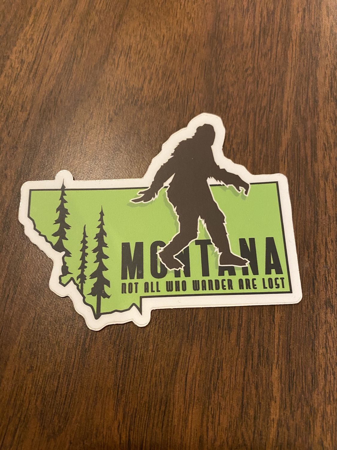Montana Sticker - Not All Who Wander Are Lost