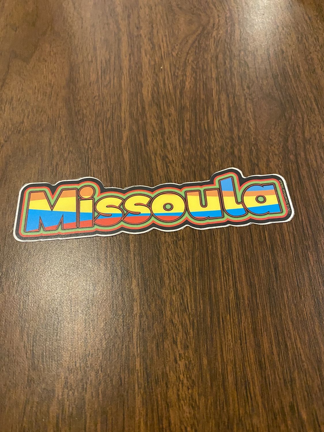 Montana Sticker - Missoula