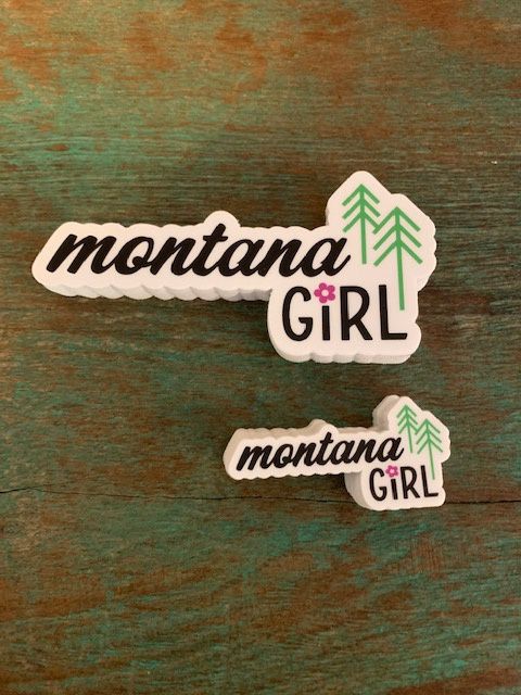 Montana Sticker - montana girl