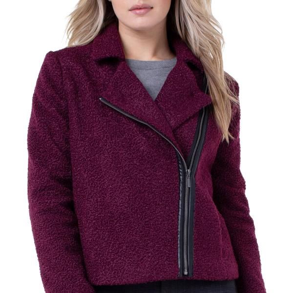 Zip Up Moto Jacket