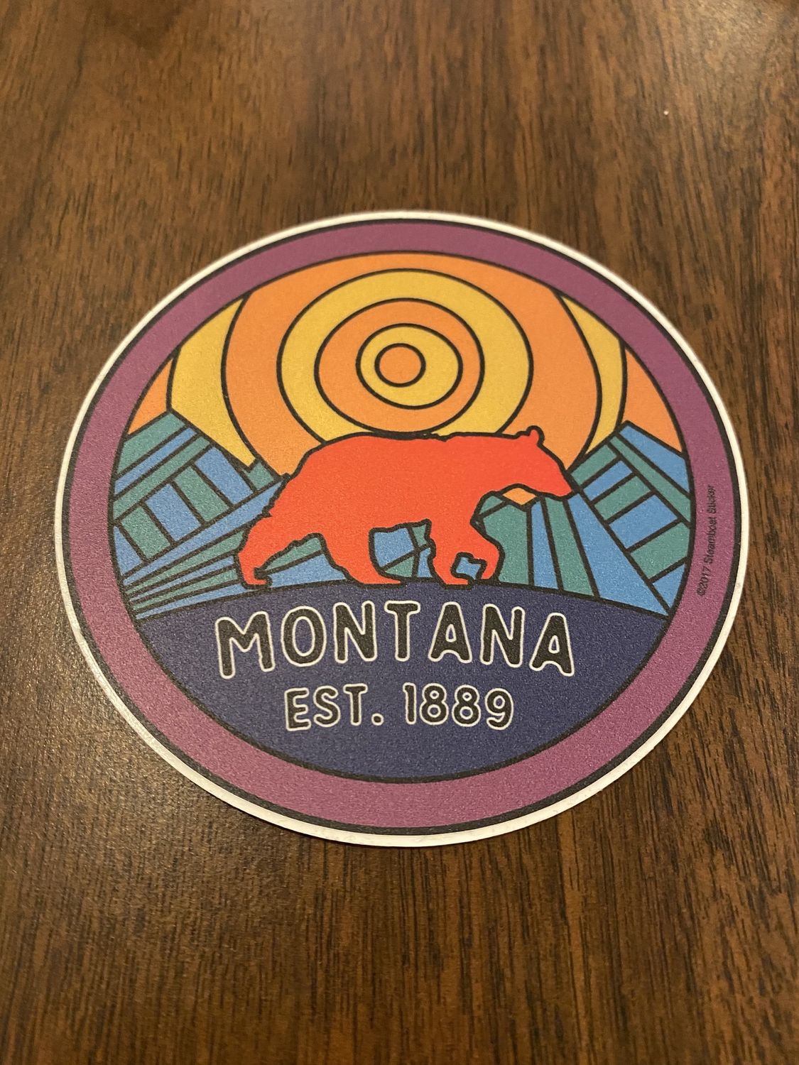 Montana Sticker - Mosaic Bear