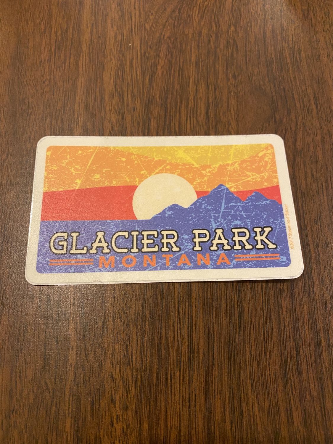 Montana Sticker - Glacier Sunset