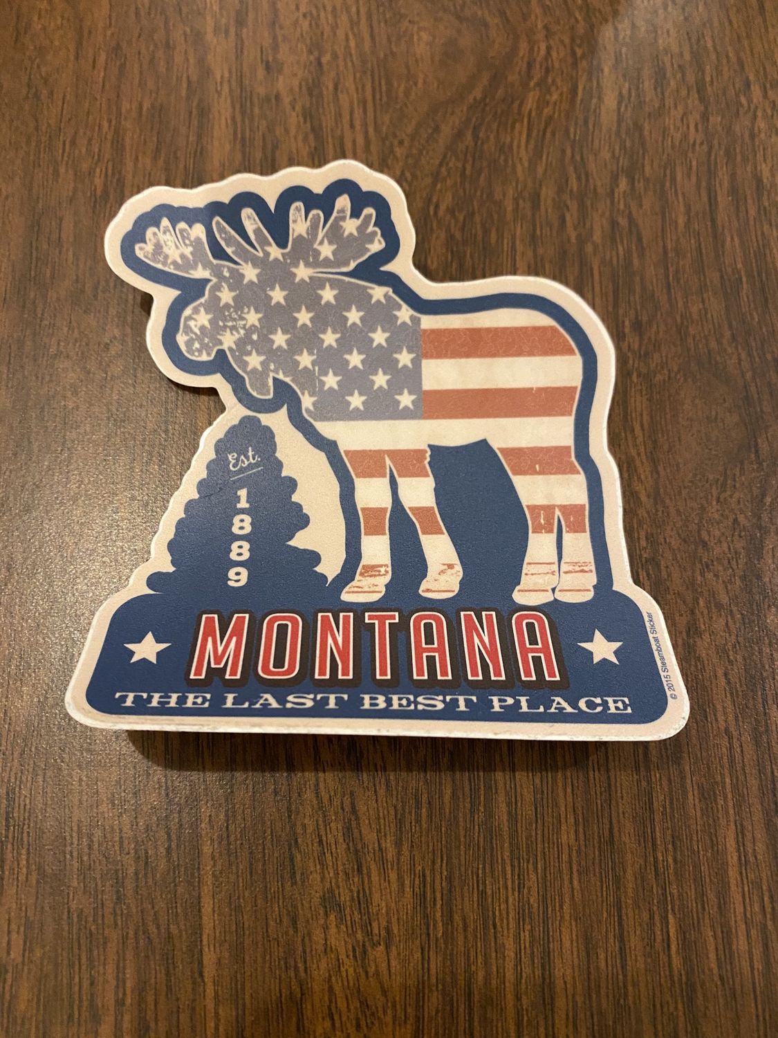 Montana Sticker - America Moose