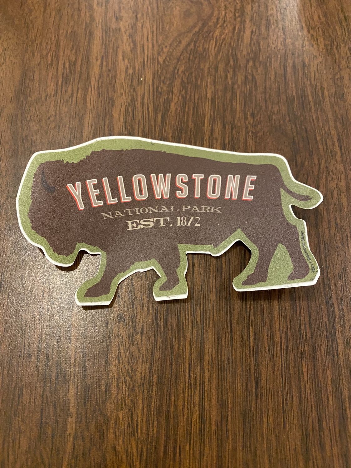 Montana Sticker - Yellowstone Buffalo