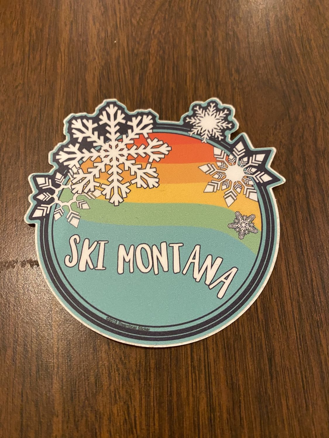 Montana Sticker - Ski Montana