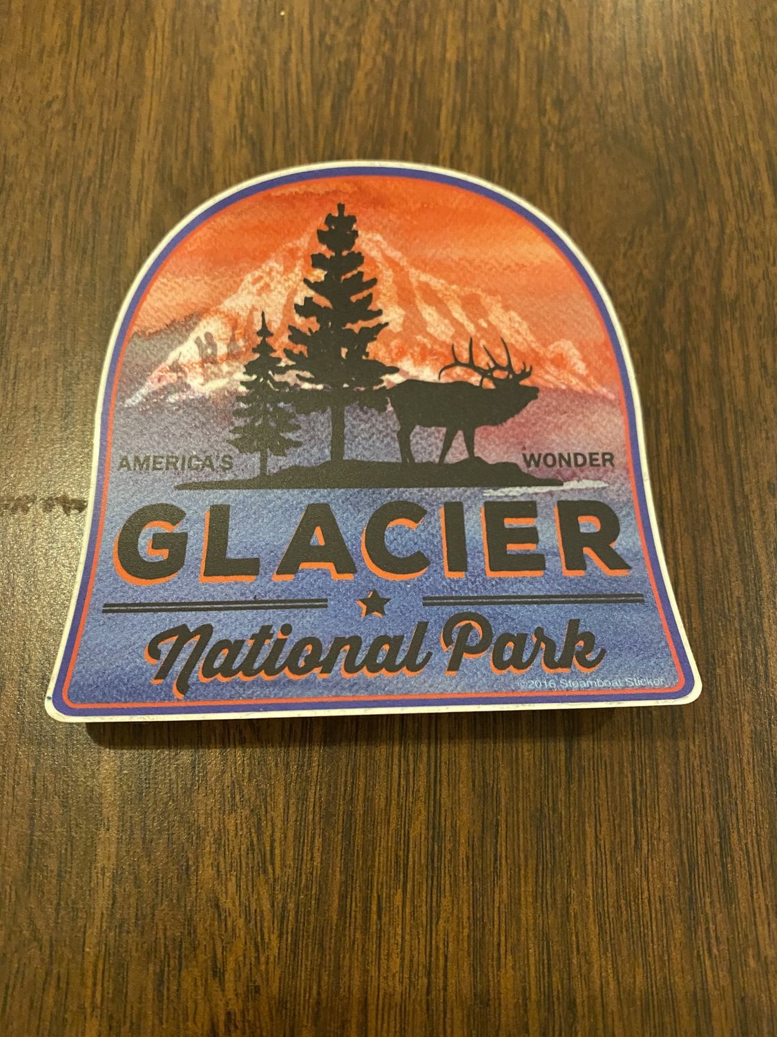 Montana Sticker - Glacier America's Wonder
