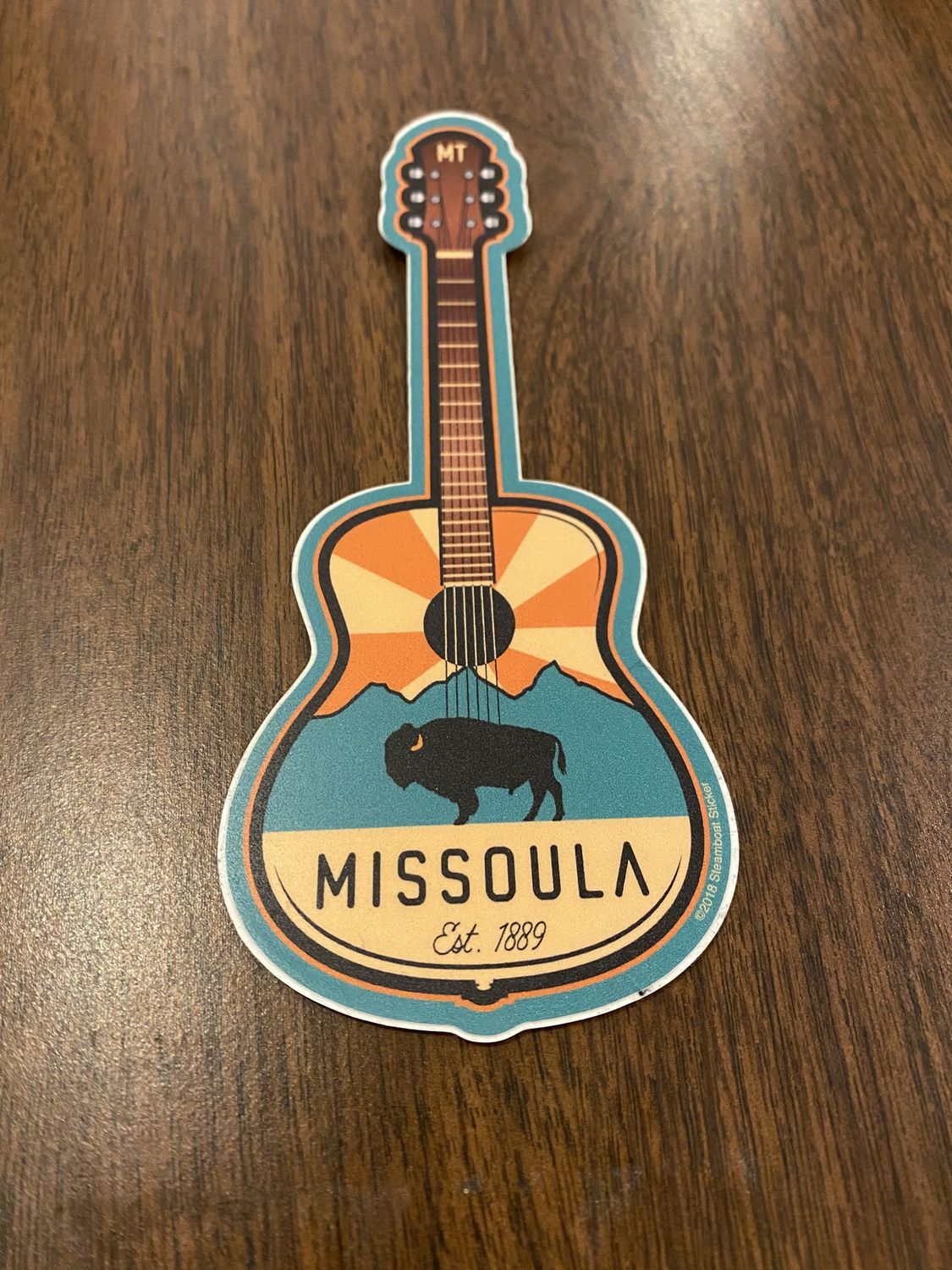 Montana Sticker - Missoula Guitar